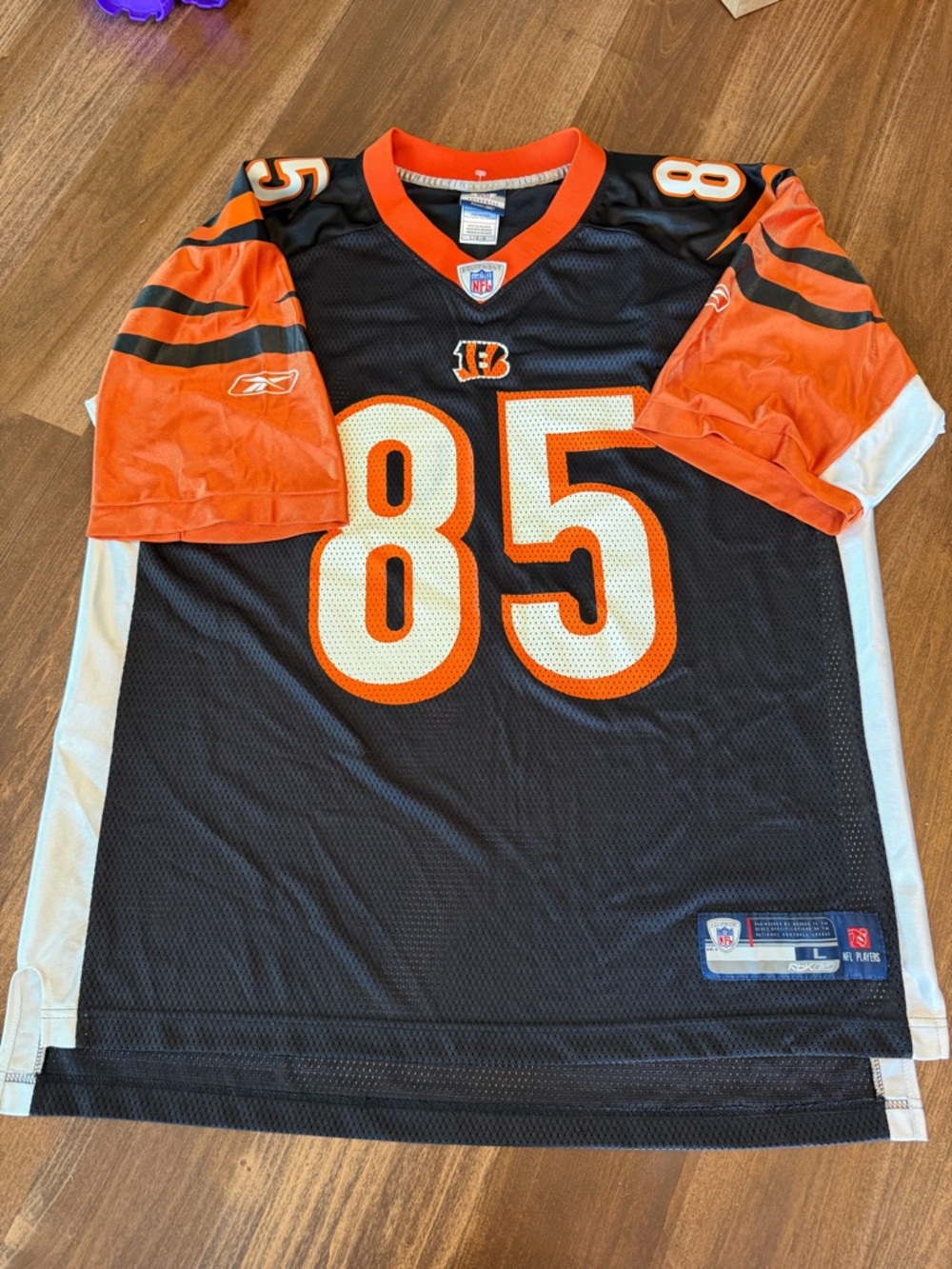 Mint condition Reebok Cinncinati Bengals Chad Johnson Jersey